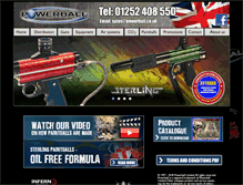 Tablet Screenshot of powerball.co.uk